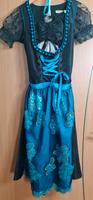 Dirndl in schwarz mit blauer Paillettenstickerei Bayern - Kronach Vorschau