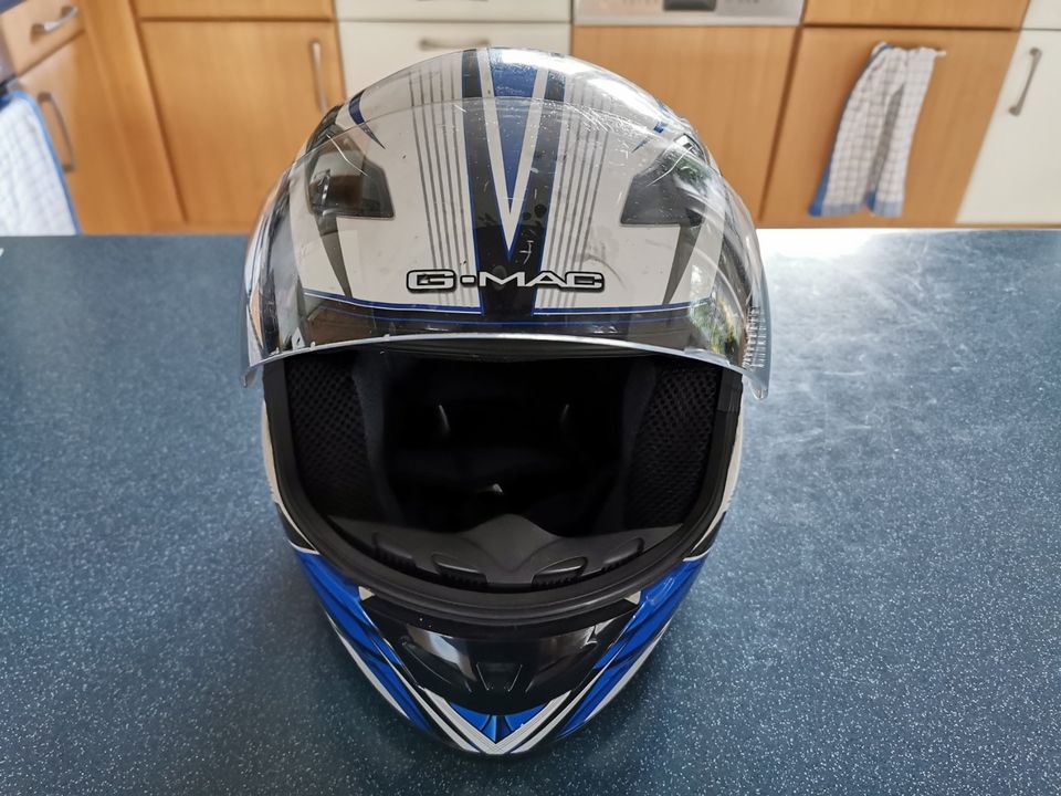 Motorradhelm G-MAC Rookie Größe L in Seestermühe