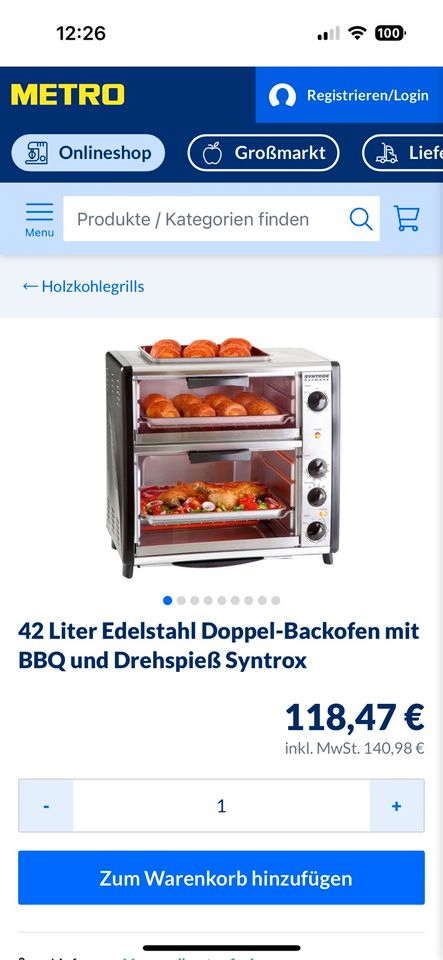 Backofen neu mit Original Verpackung in Köln