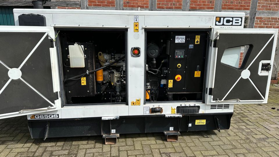 JCB G65QS 65 kVA 11.000 Netto Stromerzeuger Notstrom Generator in Fürstenau