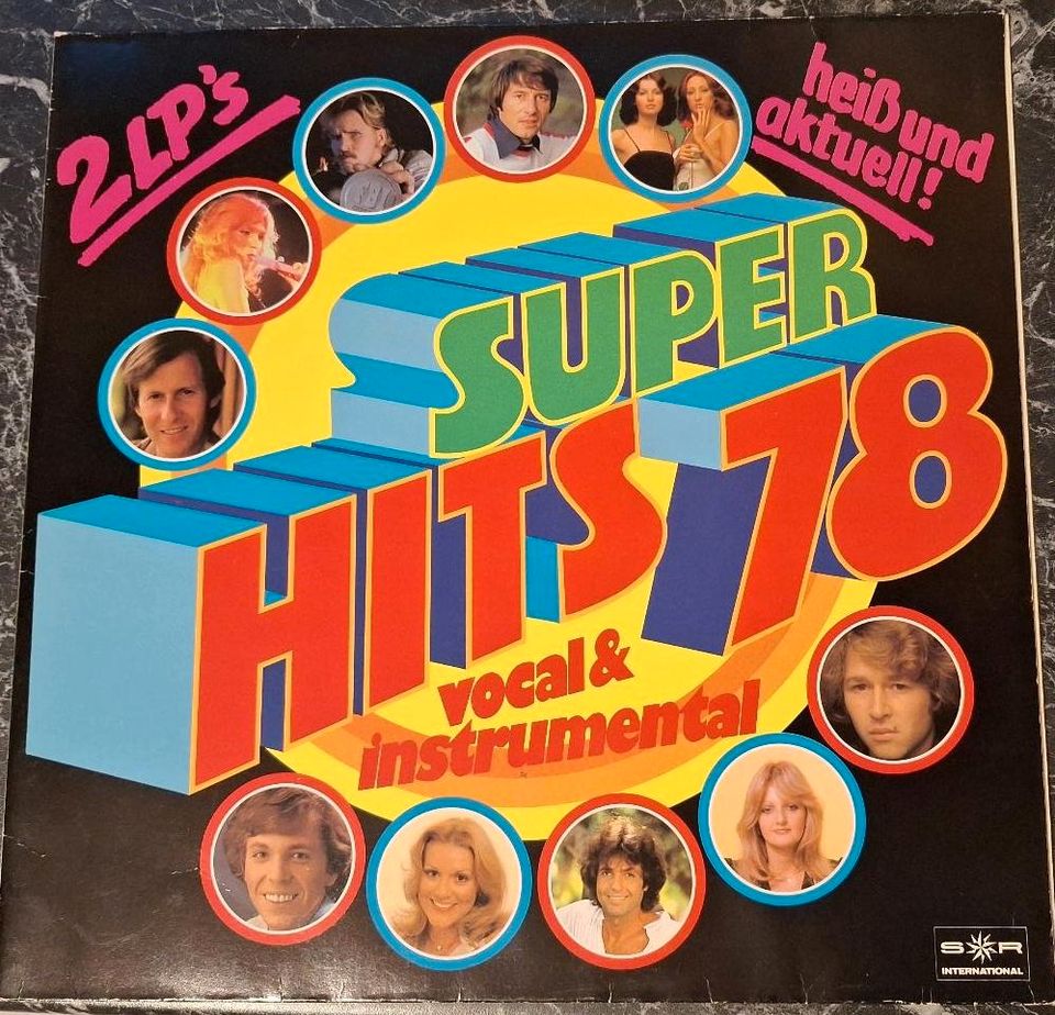 Schallplatten 8 Stück Schlager 1970 bis 1980 in Hebertsfelden