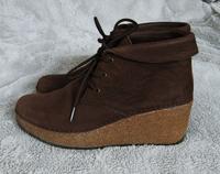 Scholl Wedges Keilabsatz Stiefeletten Gr 39 braun aus Leder Bayern - Neu Ulm Vorschau
