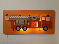 Feuerwehr Wandbild / Wandlampe aus Holz selbstgemacht Niedersachsen - Gehrden Vorschau