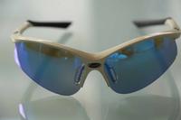 Sportbrille mit Wechselgläser von BBB und Etui– Weiß-Blau Hessen - Erzhausen Vorschau