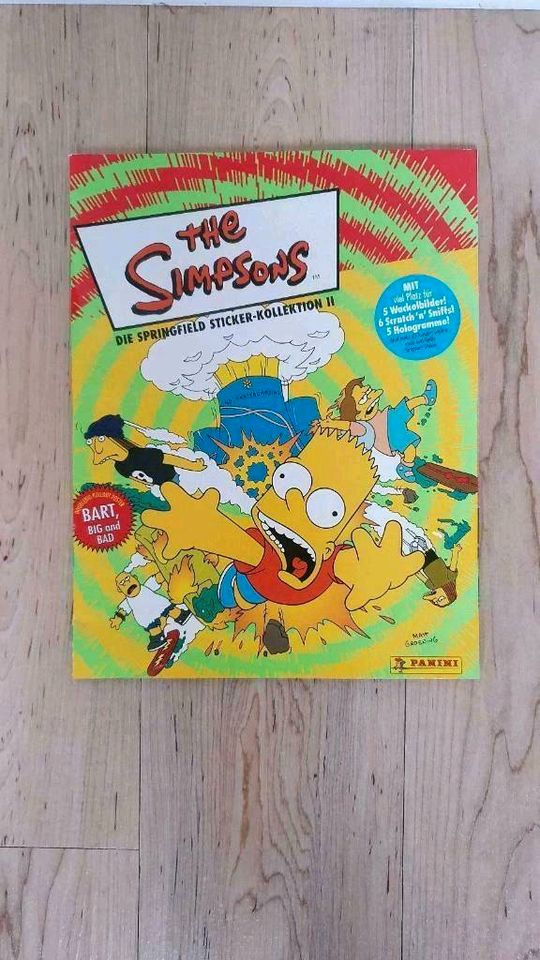 Die Simpsons Sticker Collection I - II - III - IV + Sticker in Sigmaringen