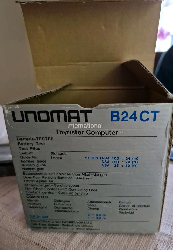 Elektronenblitzgerät UNOMAT B 24 CT in Friedrichroda