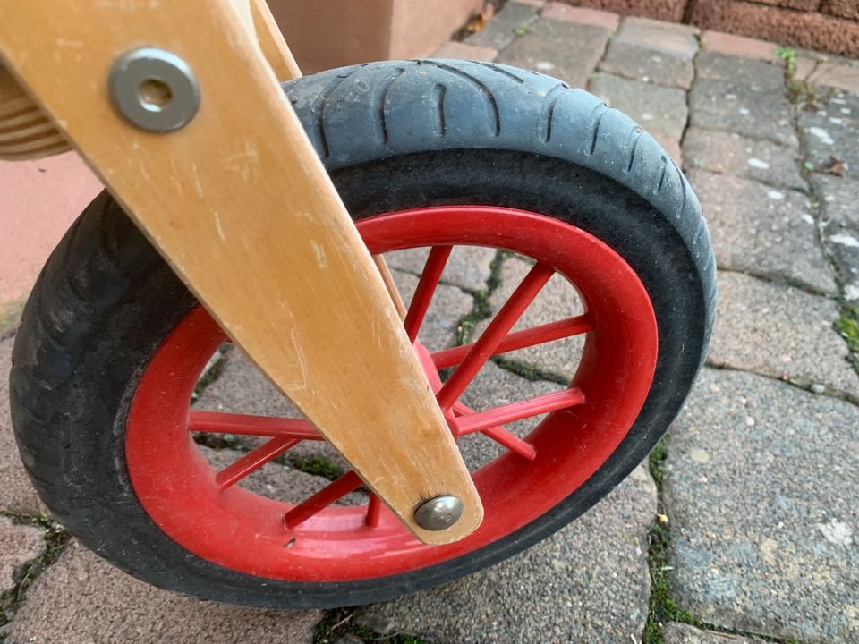 BambinoBike Holz Laufrad wächst mit Luftreifen nachhaltig in Börrstadt