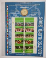 Numisblatt Weltmeisterschaft 2006 10 Euro Silbermünze Briefmarken Bayern - Trogen Vorschau