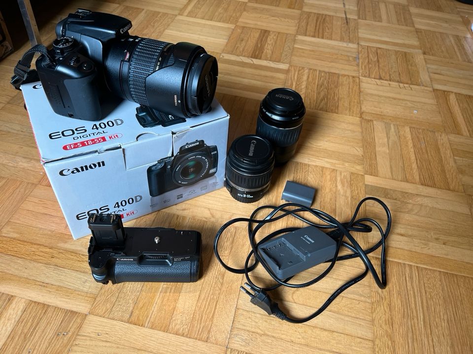 Canon 400 D EOS, inklusive 3 Objektive in Düsseldorf