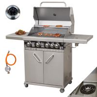 VAIKO® BBQ Gasgrill mit 4 Hauptbrennern+ 1 Seitenbrenner Niedersachsen - Schwanewede Vorschau