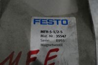 FESTO Magnetventil MFH-5-1/2-S, Serie B955, Mat Nr. 35547 Incl. M Nordrhein-Westfalen - Plettenberg Vorschau