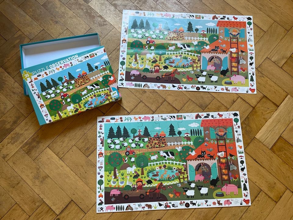 süßes Kinder Puzzle "Bauernhof und Tiere" (35 Teile, ab 3 Jahre) in Hamburg