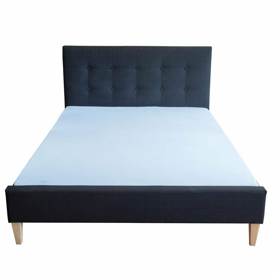 Polsterbett Doppelbett 160x200 cm Stoffbett Bettgestell VB249€* in Magdeburg