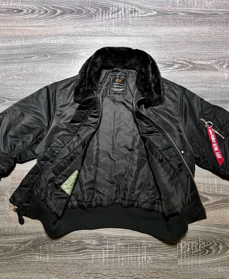 Alpha Industries B15 Bomberjacke L Jacke Blouson Fliegerjacke in Riegelsberg