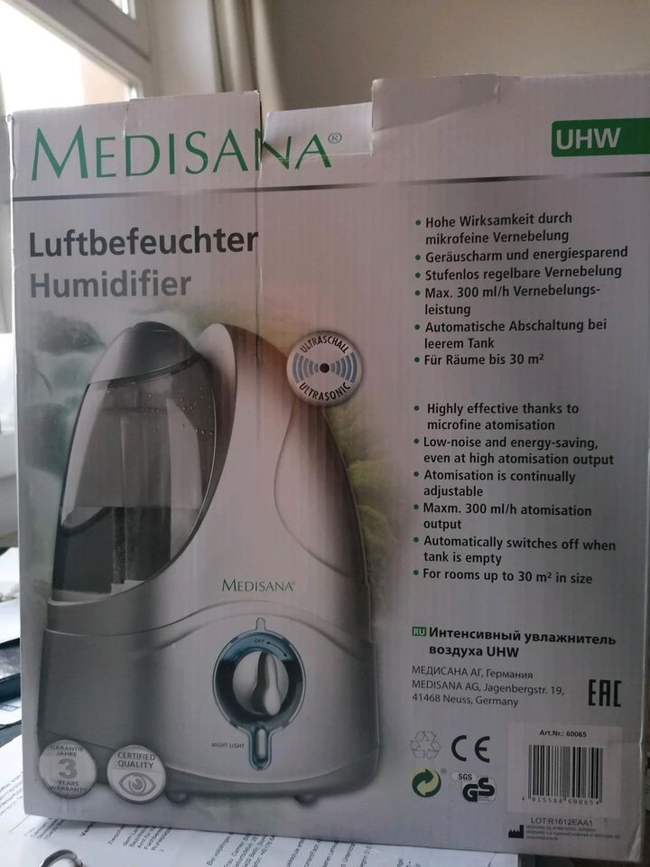 Medisana Luftbefeuchter Humidifier UHW in Berlin