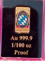 GOLDBARREN "BAYERN-WAPPEN" 999,9/1000 GOLD SPIEGELGLANZ Bayern - Bad Kissingen Vorschau