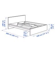 IKEA Bett „Malm“ Thüringen - Rudolstadt Vorschau