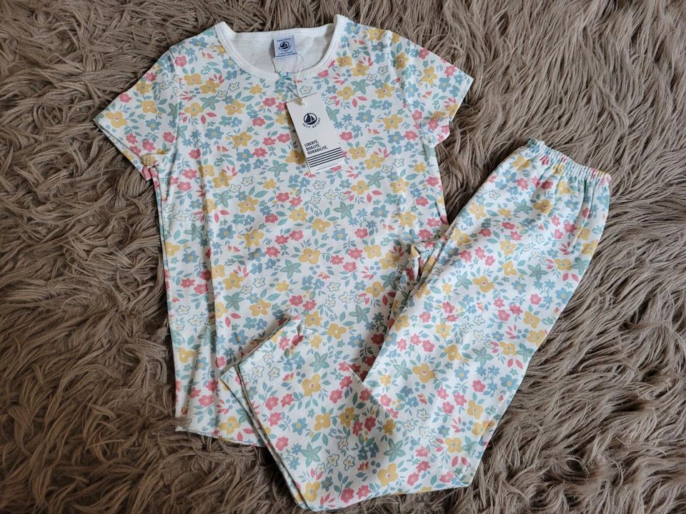 NEU Petit Bateau Pyjama Unterhemd Gr. 116 Jungen Mädchen in Wetschen