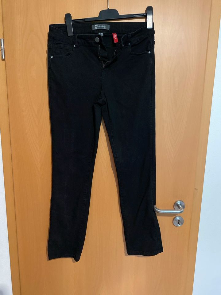 Schwarze Jeans von Multi Blu, gr. 42/44 Tanja in Haiger