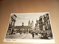 Magdeburg Oldtimer Straßenbahn Vintage Postkarte um 1930 Kreis Pinneberg - Elmshorn Vorschau