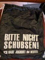 Turnbeutel Tasche Bitte nicht schubsen...! Neuwertig Nordrhein-Westfalen - Detmold Vorschau