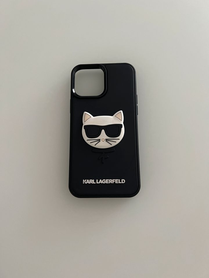 • Karl Lagerfeld Hülle Cover iPhone 13 Pro Max schwarz • TOP • in Nürnberg (Mittelfr)