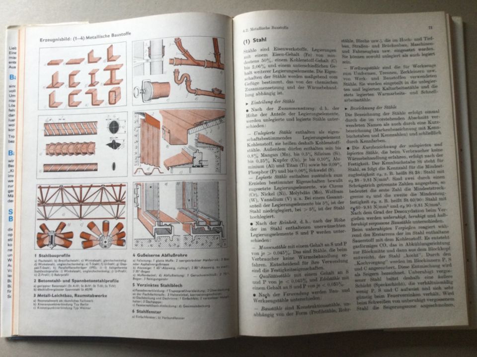 Systematische Baustofflehre, Verlag für Bauwesen, 1985, gebunden in Erfurt