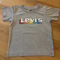 Levi‘s T-Shirt Jungen Mädchen grau, bunter Schriftzug Bayern - Weilheim i.OB Vorschau