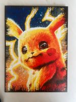 Pokemon Pikachu plakat aus Holz Nordrhein-Westfalen - Rahden Vorschau