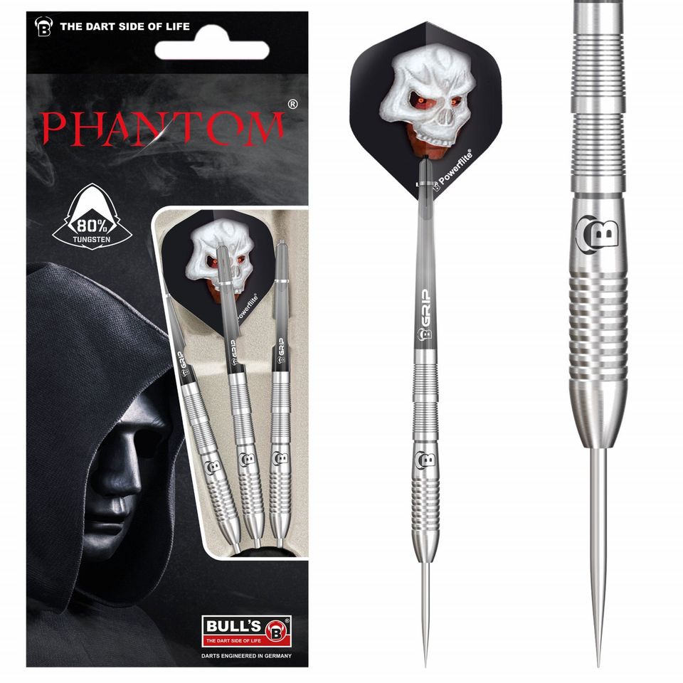 BULL'S Phantom PT4 Steel Dart 24 Gr. Dartpfeile Set in Andernach