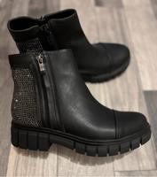 BATA italy Gr.38  Damen boots Stiefeletten  mit Pailletten Bayern - Mainburg Vorschau