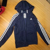 Adidas essentials Trainingsjacke / Hoodie 3-Streifen Gr. 152 Sachsen-Anhalt - Bad Lauchstädt Vorschau