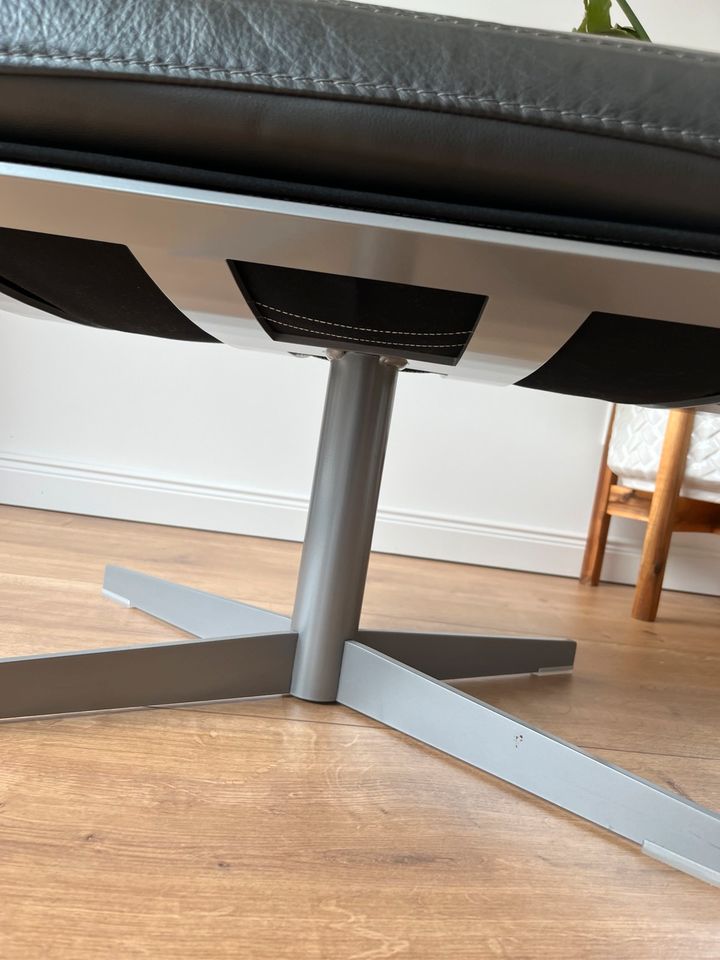 Spinnaker Lounge Sessel Gray Funktion Design Stuhl Leder Segel in Extertal