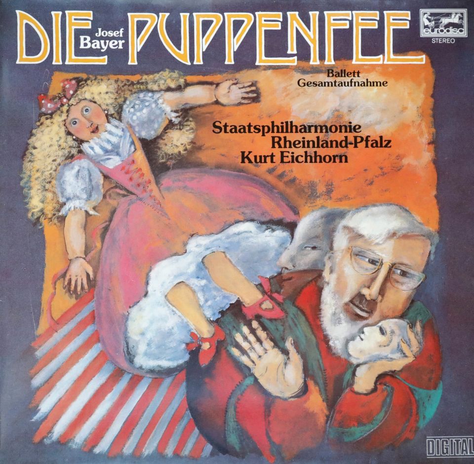 Josef Bayer-Die Puppenfee Ballett Gesamtaufnahme/Kurt Eichhorn LP in Saarbrücken