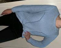 Blauer Strickpullover Größe 38/40 Sachsen - Schwarzenberg (Erzgebirge) Vorschau