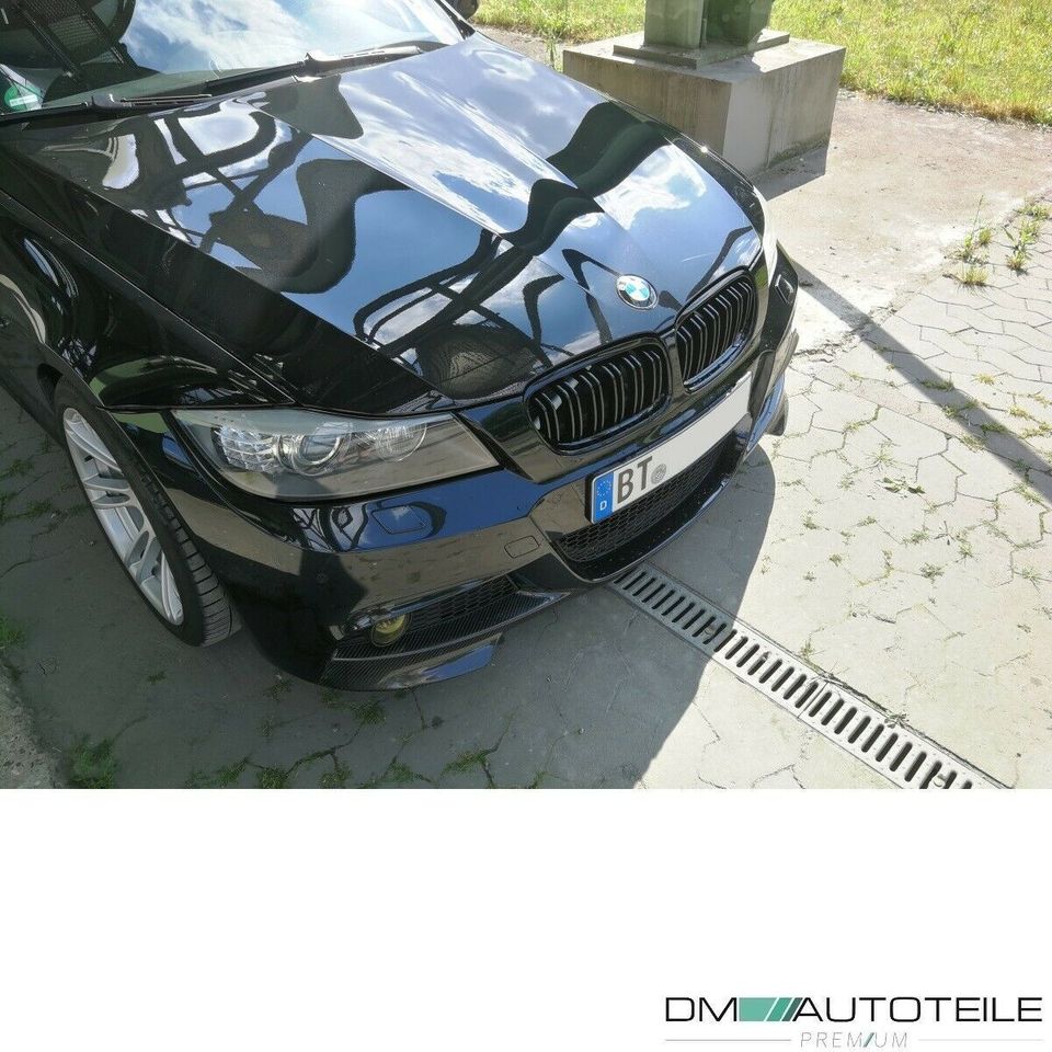 Kühlergrill Schwarz Hochglanz Doppelsteg für BMW 3er E90 E91 +M3 in Ahlen