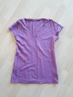 WIE NEU H&M Long-Shirt T-Shirt lila violett Damen Top M L 40 42 Bayern - Bad Kissingen Vorschau