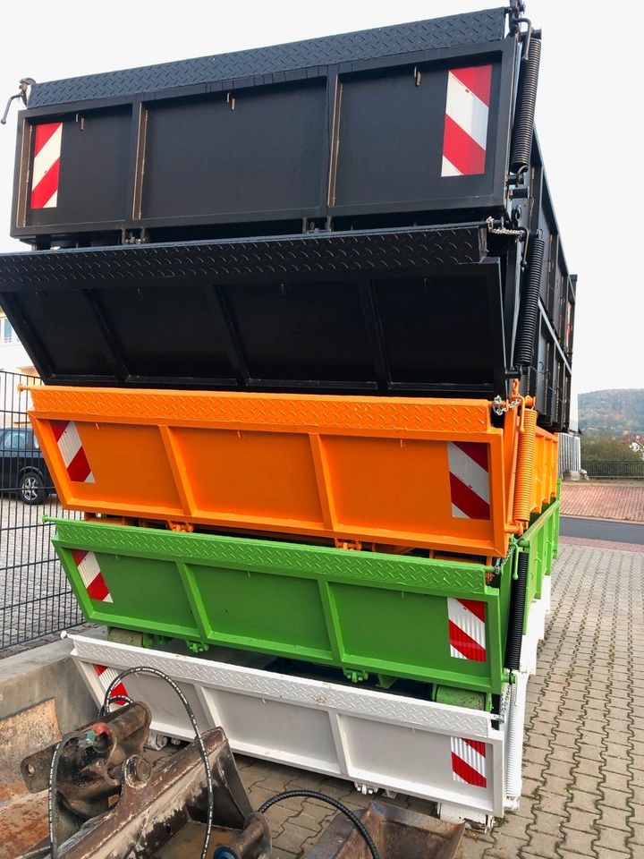 Container Plattform Pritsche Abroller City Haken Hakenabroller in Schauenburg