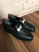 Schwarze Salamander Claudine Slipper Halbschuhe Lederoptik Schuh Bayern - Großaitingen Vorschau