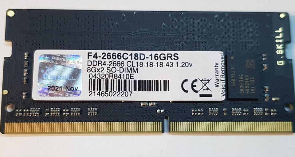 DDR4 16GB S0-DIMM Arbeitsspeicher in Köln