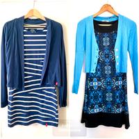 2 x Set Sommerkleid + Jacke / Kleid /Cardigan Dresden - Pieschen Vorschau
