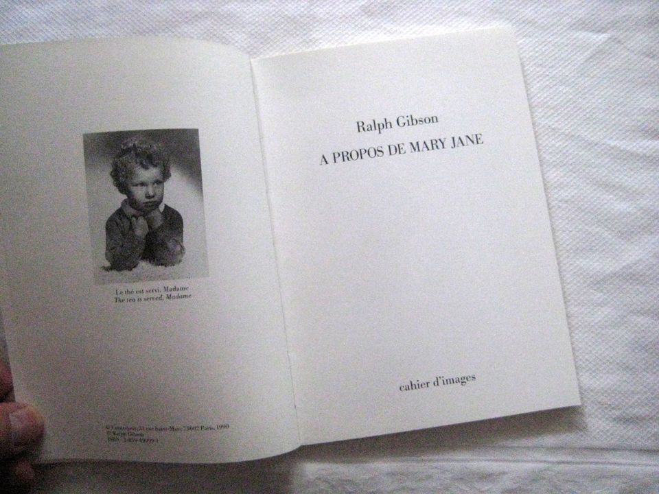 Ralph Gibson - A Propos De Marie Jane - Photographie in Saarbrücken