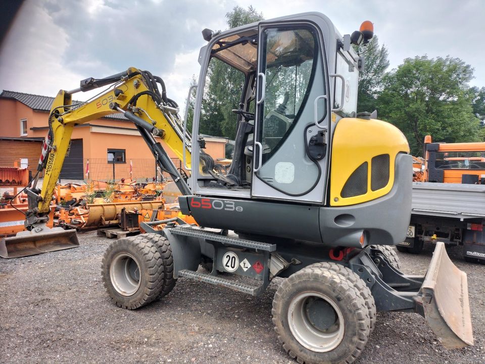 Radbagger / Mobilbagger / Radbagger Wacker Neuson MIETEN in Pulsnitz