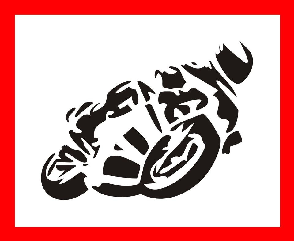 MOTORRAD AUFKLEBER STICKER YAMAHA HONDA KAWASAKI SUZUKI BIKE AUTO