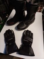❌ Motorradstiefel + Handschuhe *Leder* TOP Zustand !! VANUCCI Niedersachsen - Jork Vorschau