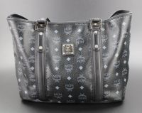 MCM Tasche Shopper Damen Handtasche Schultertasche schwarz silber Duisburg - Duisburg-Mitte Vorschau