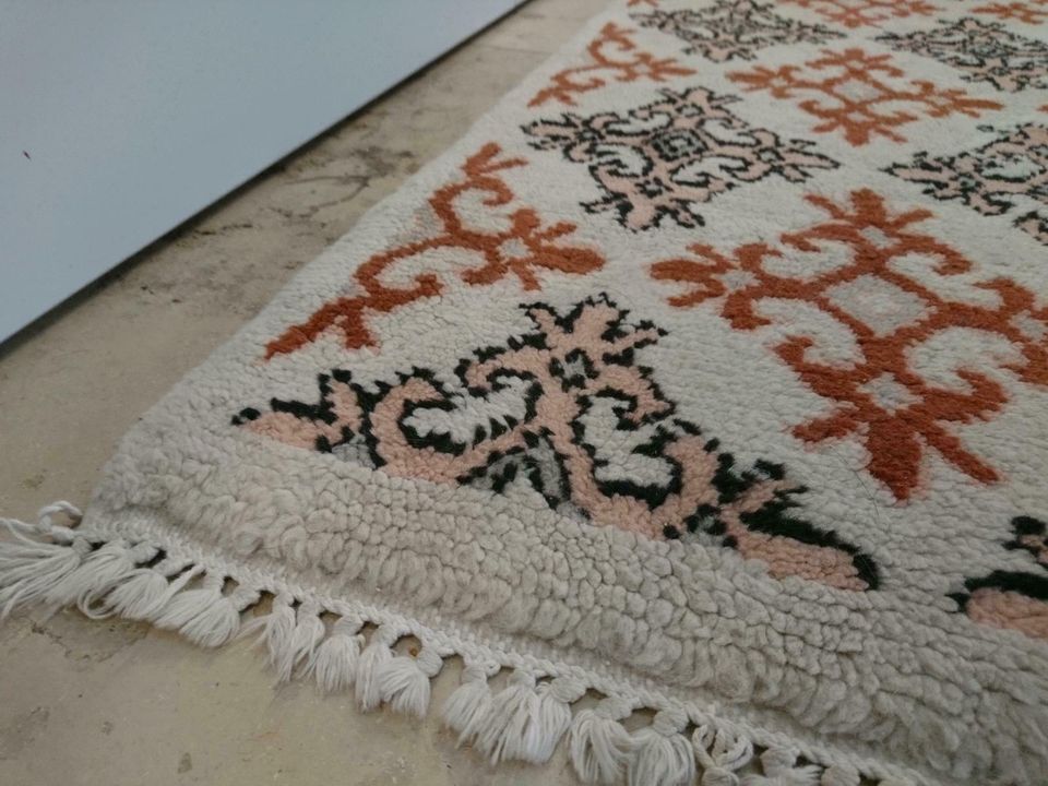 Teppich Vorleger kelim kilim Carpet bunt shaggy ethno color Wolle in Berlin