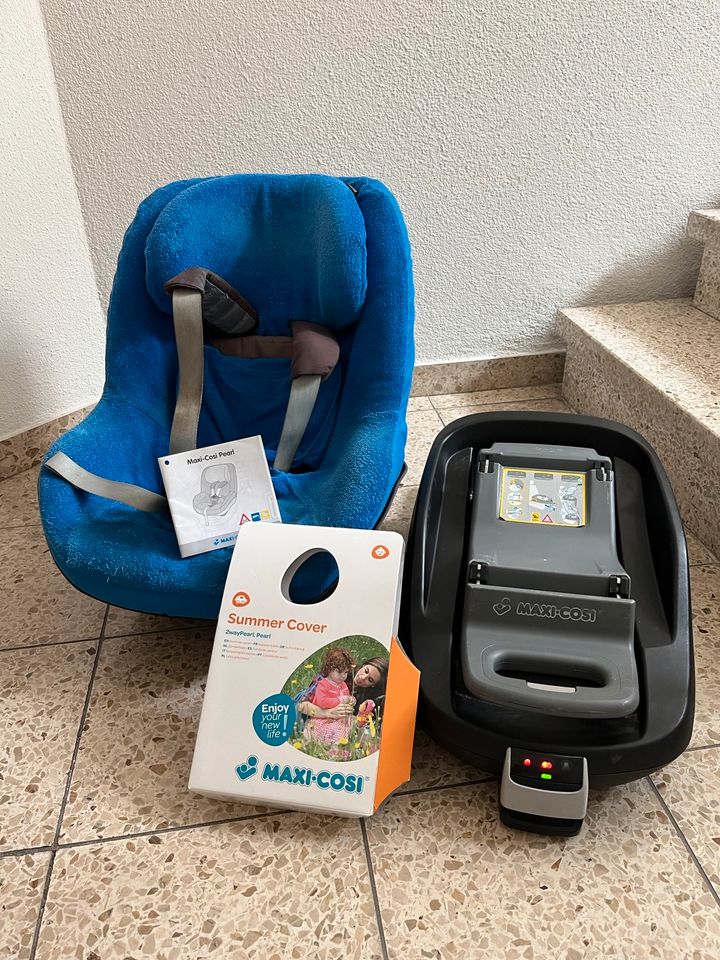 Kindersitz MaxiCosi Pearl Sommerbezug FamilyFix Basisstation in Konstanz