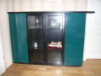 Sideboard Hülsta schwarz mit grünen Hochglanztüren - 80/90er Jahr Nordrhein-Westfalen - Hückelhoven Vorschau