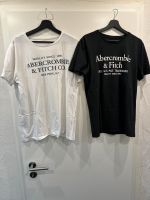 2 Abercrombie & Fitch T-Shirt weiß und schwarz L Herren Rheinland-Pfalz - Lirstal Vorschau